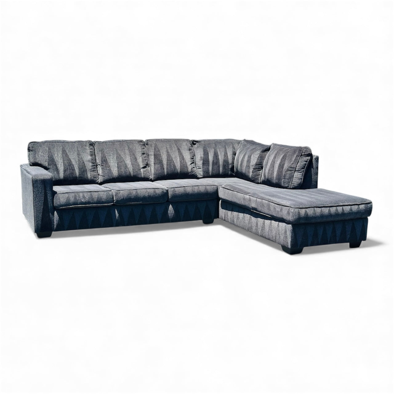 Beautiful Charcoal Gray Sectional From Ashley’s Furniture