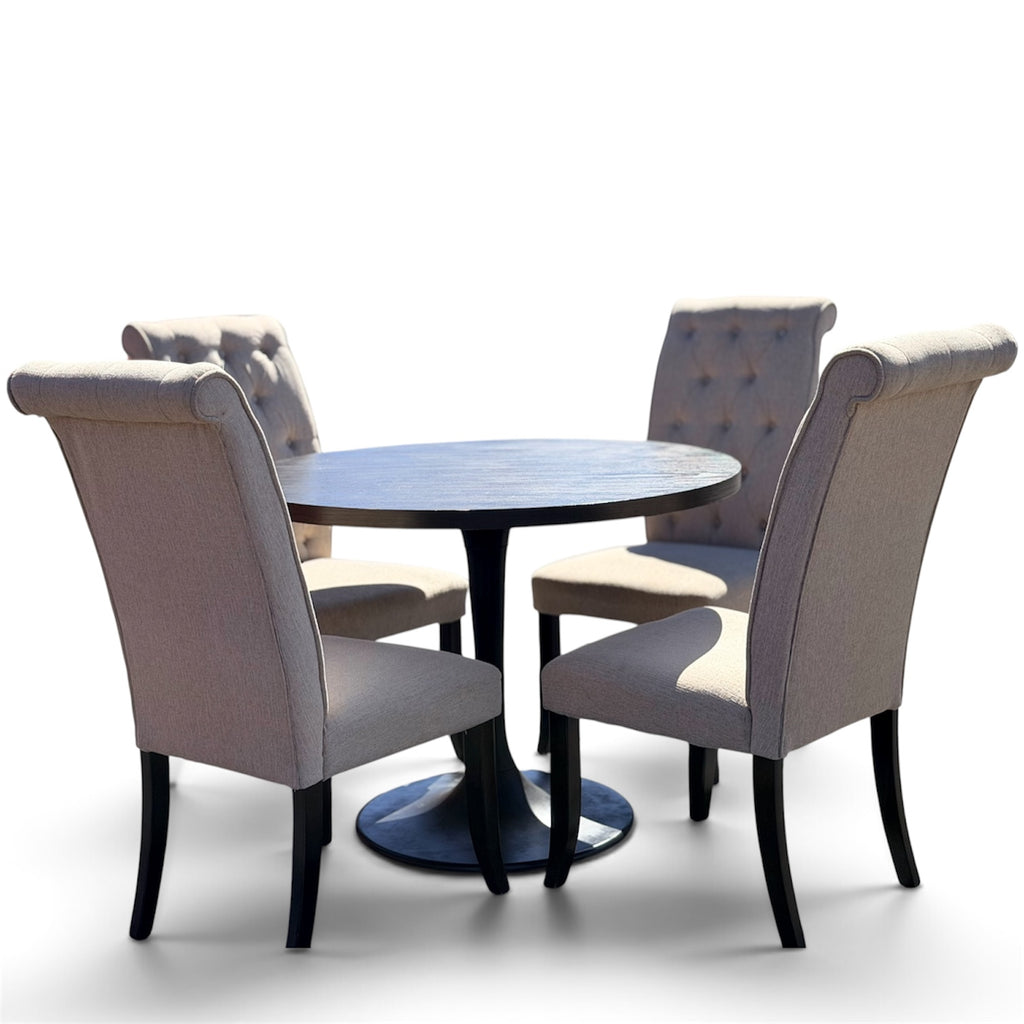 Beautiful 5 Piece Dining Table & Chairs Set