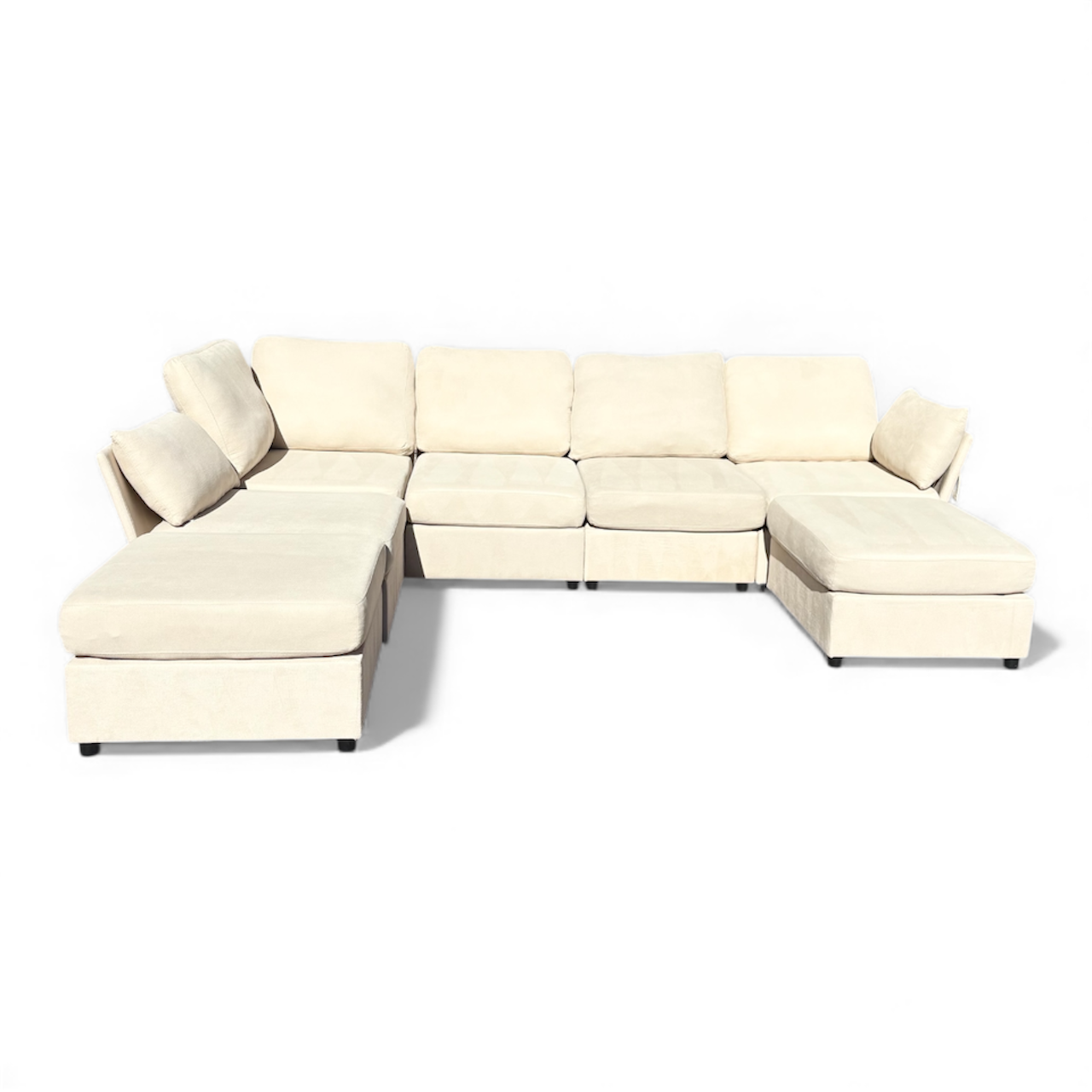 Beautiful Modular 7 Piece Sectional Couch