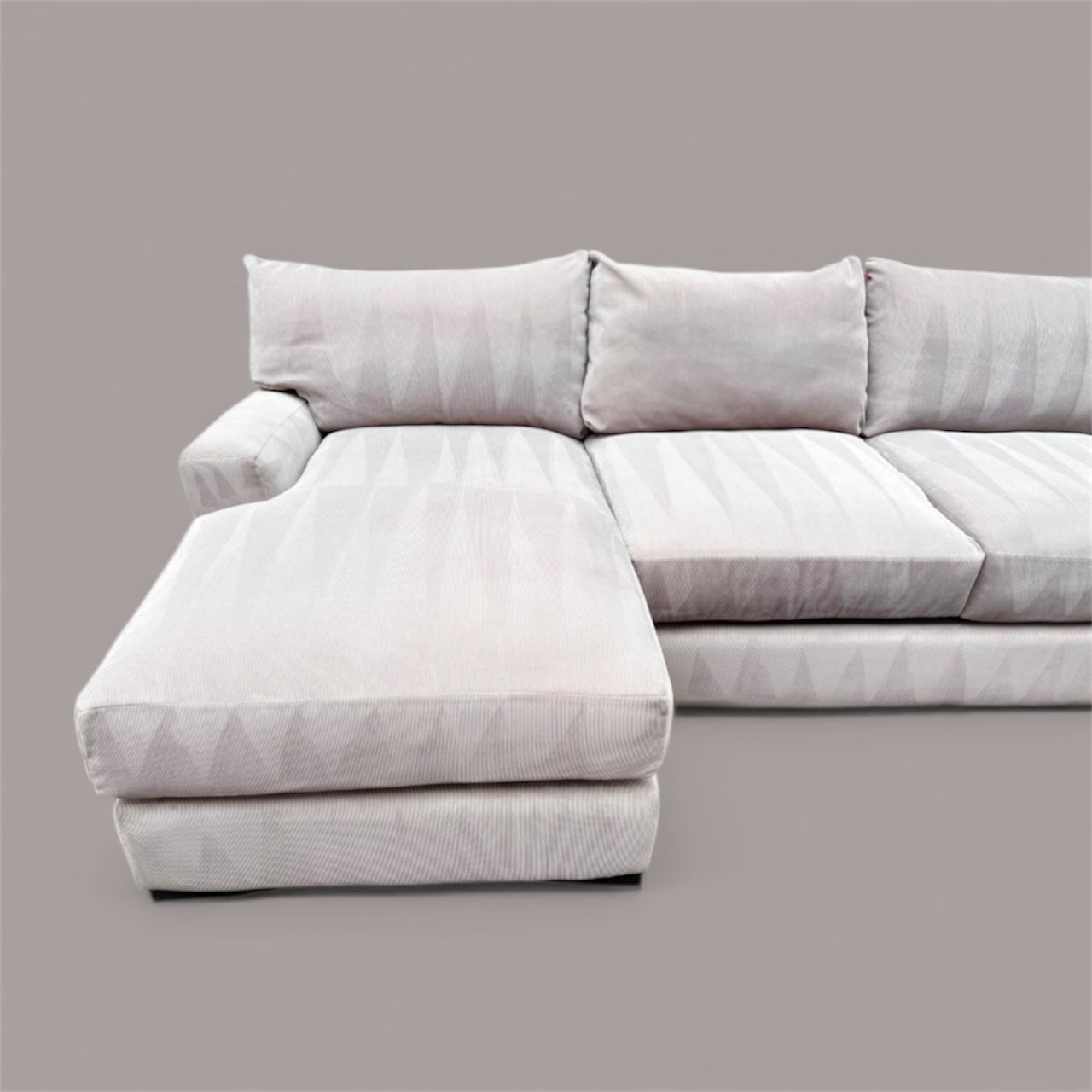 Luxurious Jonathan Louis Cloud Style Sectional with Chaise