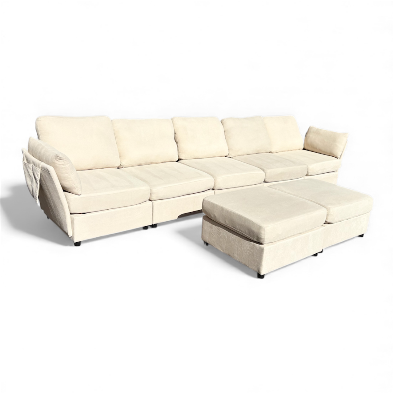 Beautiful Modular 7 Piece Sectional Couch