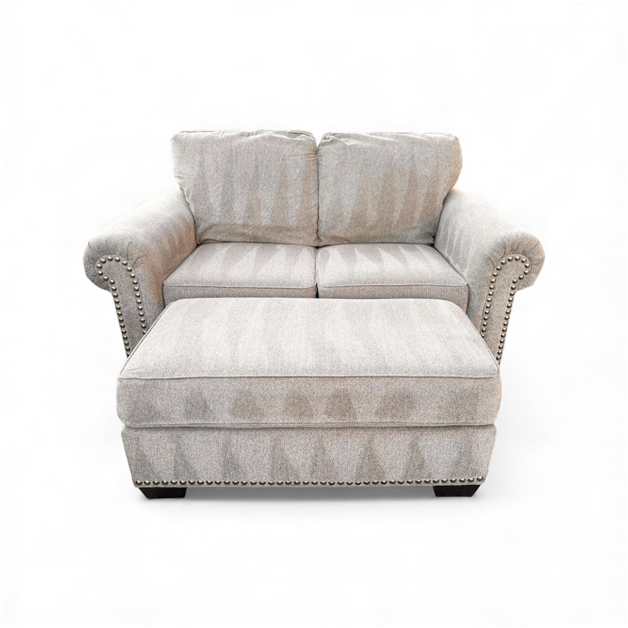Beautiful Sofa and Love Seat Set with Ottoman