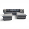 Beautiful Gray 3 Piece Sectional with Chaise