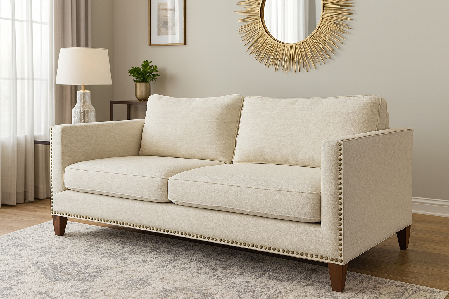 Beautiful Cream Off-White Lazy Boy Sofa