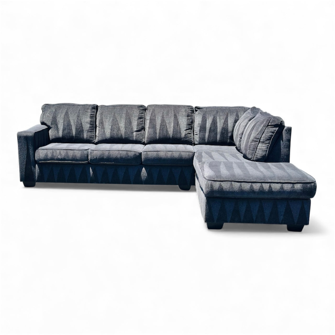 Beautiful Charcoal Gray Sectional From Ashley’s Furniture