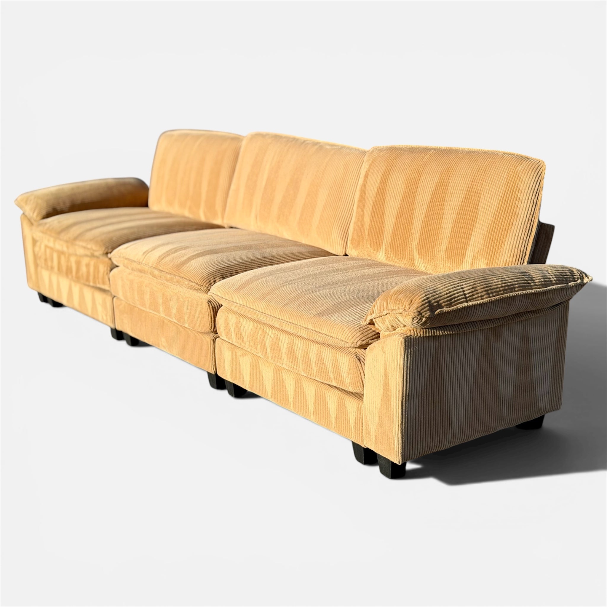 Beautiful Modular Corduroy Couch