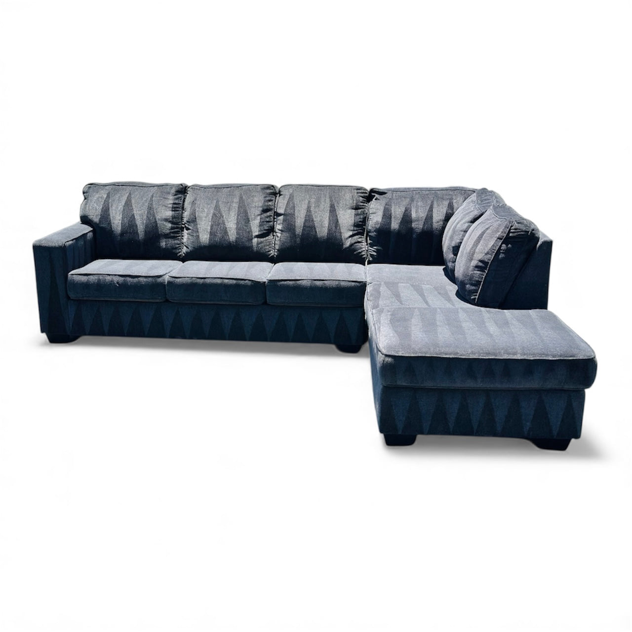 Beautiful Charcoal Gray Sectional From Ashley’s Furniture
