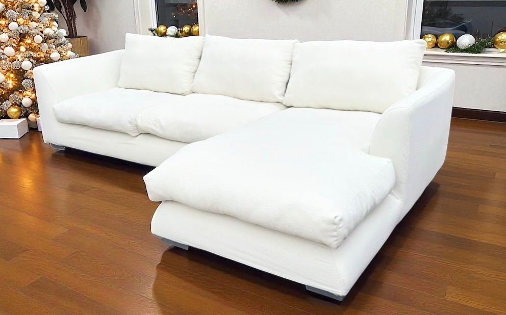 Beautiful Cloud Style Sectional With Chaise